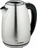 Чайник электрический Hyundai HYK-S8408, серебристый матовый/черный