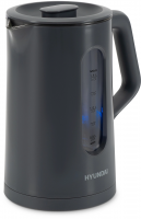 Чайник электрический Hyundai HYK-G4508, серый/прозрачный