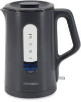 Чайник электрический Hyundai HYK-G4508, серый/прозрачный