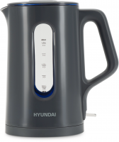 Чайник электрический Hyundai HYK-G4508, серый/прозрачный