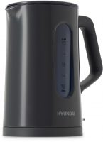 Чайник электрический Hyundai HYK-G4508, серый/прозрачный