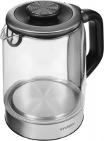 Чайник электрический Hyundai HYK-G5501, серебристый/черный