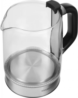 Чайник электрический Hyundai HYK-G5501, серебристый/черный