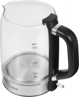 Чайник электрический Hyundai HYK-G5501, серебристый/черный