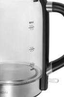 Чайник электрический Hyundai HYK-G5501, серебристый/черный