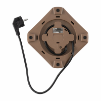 Чайник электрический Hyundai HYK-S2043, кремовый/коричневый