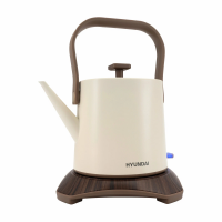 Чайник электрический Hyundai HYK-S2043, кремовый/коричневый
