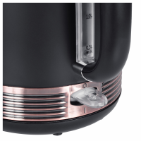 Чайник электрический Hyundai HYK-S4501, черный/бронзовый