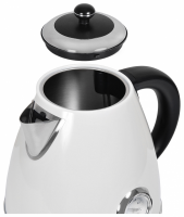 Чайник электрический Hyundai HYK-S4502, жемчужный/черный