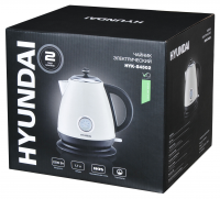 Чайник электрический Hyundai HYK-S4502, жемчужный/черный