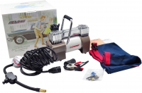 Автомобильный компрессор Качок К90X2C, 57л/мин шланг 5.5м