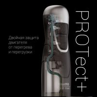 Блендер погружной Polaris PHB 1380 Silent, 1300Вт серый/серебристый