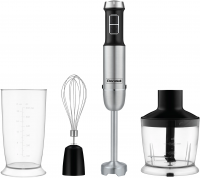 Блендер погружной Rondell RDE-1306, 1200Вт черный/серебристый