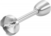 Блендер погружной Rondell RDE-1306, 1200Вт черный/серебристый