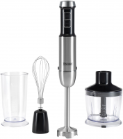 Блендер погружной Rondell RDE-1306, 1200Вт черный/серебристый