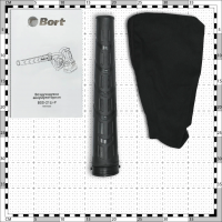 Воздуходувка Bort BSS-21LI-P, 350Вт бирюзовый