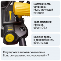Газонокосилка роторная Champion LM5346E