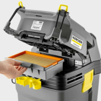 Пылесос профессиональный Karcher NT 30/1 AP Te L (1.148-231.0) серый/желтый/черный