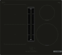 Индукционная варочная панель с вытяжкой Bosch PVS611B16E, черный