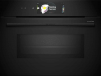 Духовой шкаф электрический с СВЧ Bosch CMG978NB1, черный