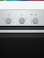 Духовой шкаф электрический Bosch HBF011BR0T, серебристый