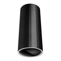 Вытяжка цилиндрическая Maunfeld Adelaide 39 Wall Black, черный