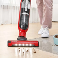 Пылесос вертикальный Bosch Flexxo 28Vmax ProAnimal BBH3ZOO28, красный