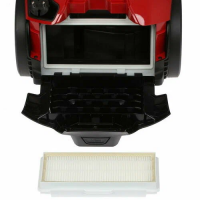 Пылесос Bosch BGS 412234A, красный