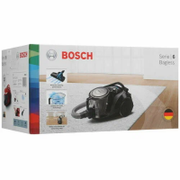 Пылесос Bosch BGS 412234A, красный