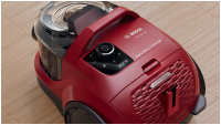 Пылесос Bosch BGS21WX200, красный/черный