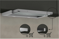 Вытяжка встраиваемая NEFF D46ED52X1, нержавеющая сталь
