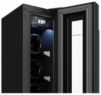 Встраиваемый винный шкаф Maunfeld MBWC-20S7, черный