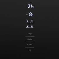 Холодильник Maunfeld MFF185NFB Inverter, черный