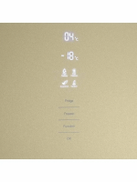 Холодильник Maunfeld MFF185NFBG Inverter, бежевый