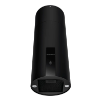 Вытяжка островная Maunfeld Lee Light Isla 35 Sensor, черный