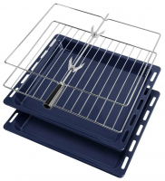 Плита газовая Maunfeld MGC60ECGR05, нержавеющая сталь