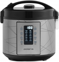 Мультиварка Polaris IQ Home PMC 5020 Wi Fi, 5л 750Вт серебристый/черный