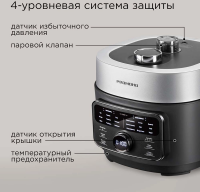 Мультиварка Редмонд MP112, 3л 890Вт серый