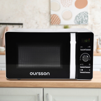 Микроволновая печь Oursson MD2033/WH, 20л. 700Вт белый/черный