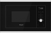 Встраиваемая микроволновая печь Weissgauff BMWO-207 Grill, черный/нержавеющая сталь