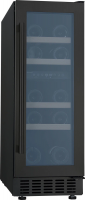 Винный шкаф встраиваемый Weissgauff WWC-17 DB DualZone, черный