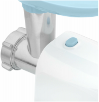 Мясорубка Maunfeld MF-232WB, голубой/белый