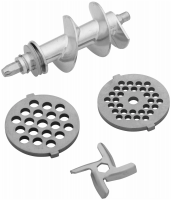 Мясорубка Maunfeld MF-232WB, голубой/белый