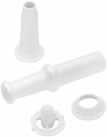 Мясорубка Maunfeld MF-232WB, голубой/белый