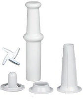 Мясорубка Maunfeld MF-232WB, голубой/белый