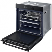 Духовой шкаф Samsung Dual Cook Flex NV7B5645TAK/WT, электрический, чёрный
