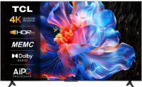 Телевизор LED TCL 65P6K, Smart TV, черный
