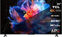 Телевизор LED TCL 55P6K, Smart TV, черный