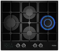 Газовая варочная панель Haier HHX-G64CWSB, черный