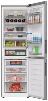 Холодильник Haier C4F637CXRGU1, нержавеющая сталь